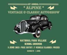 National Park Villages, blog post, Inaugural Alpine Vintage & Classic Autoshow launches King's Birthday weekend,  - 