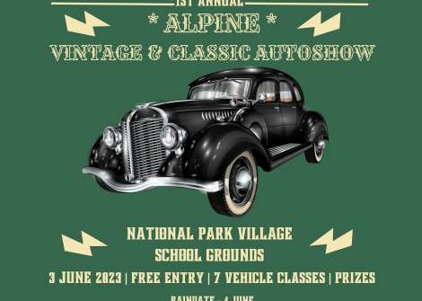 National Park Villages, blog post, Inaugural Alpine Vintage & Classic Autoshow launches King's Birthday weekend,  - 